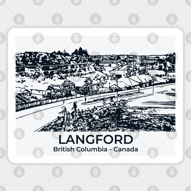 Langford - British Columbia Magnet by Lakeric